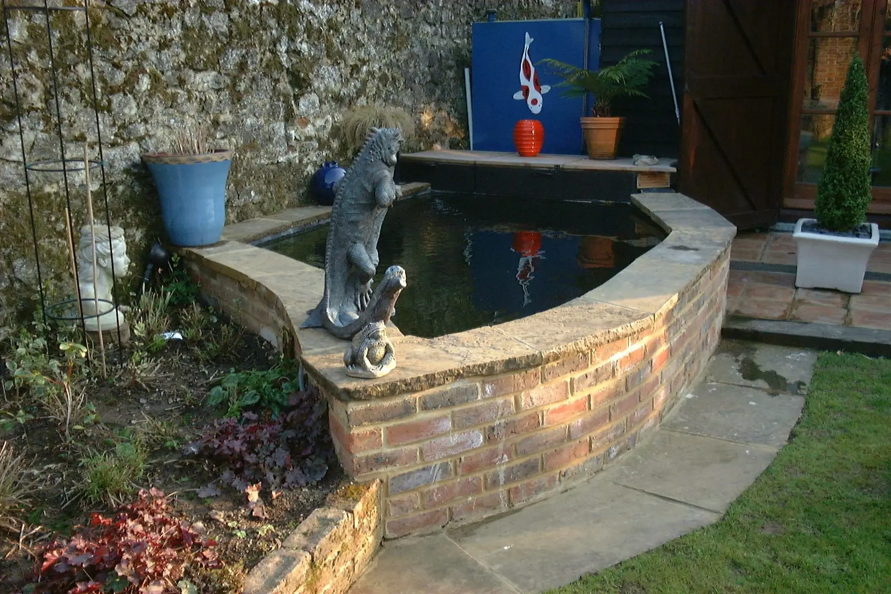 Custom built pond